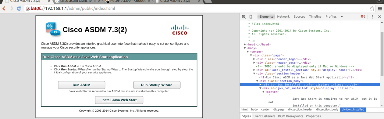 How to run Cisco ASDM as a Java Web Start application – Adventures in ...